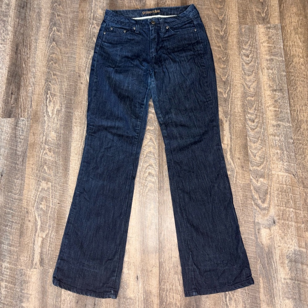 4/$20 St. John's Bay Dark Denim Boot Cut Jeans